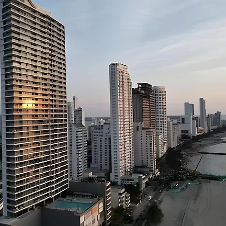 Apartamento Espectacular Vista Al Mar En Morros Piso 19 Cartagena